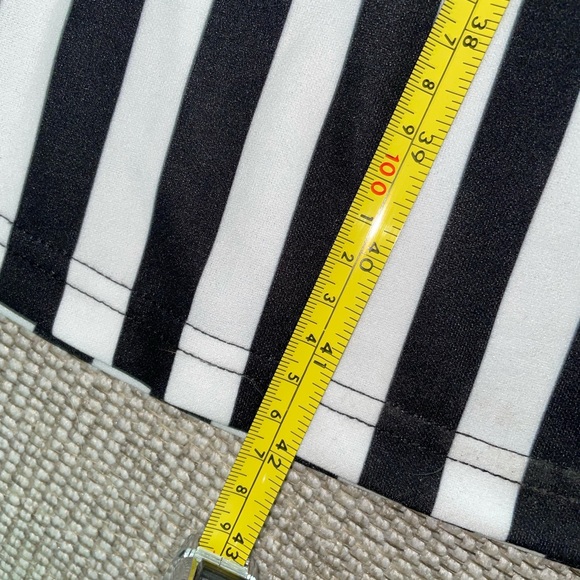 NWT Turquoise Haven Black Striped Wide Bell Bottom - Picture 11 of 15